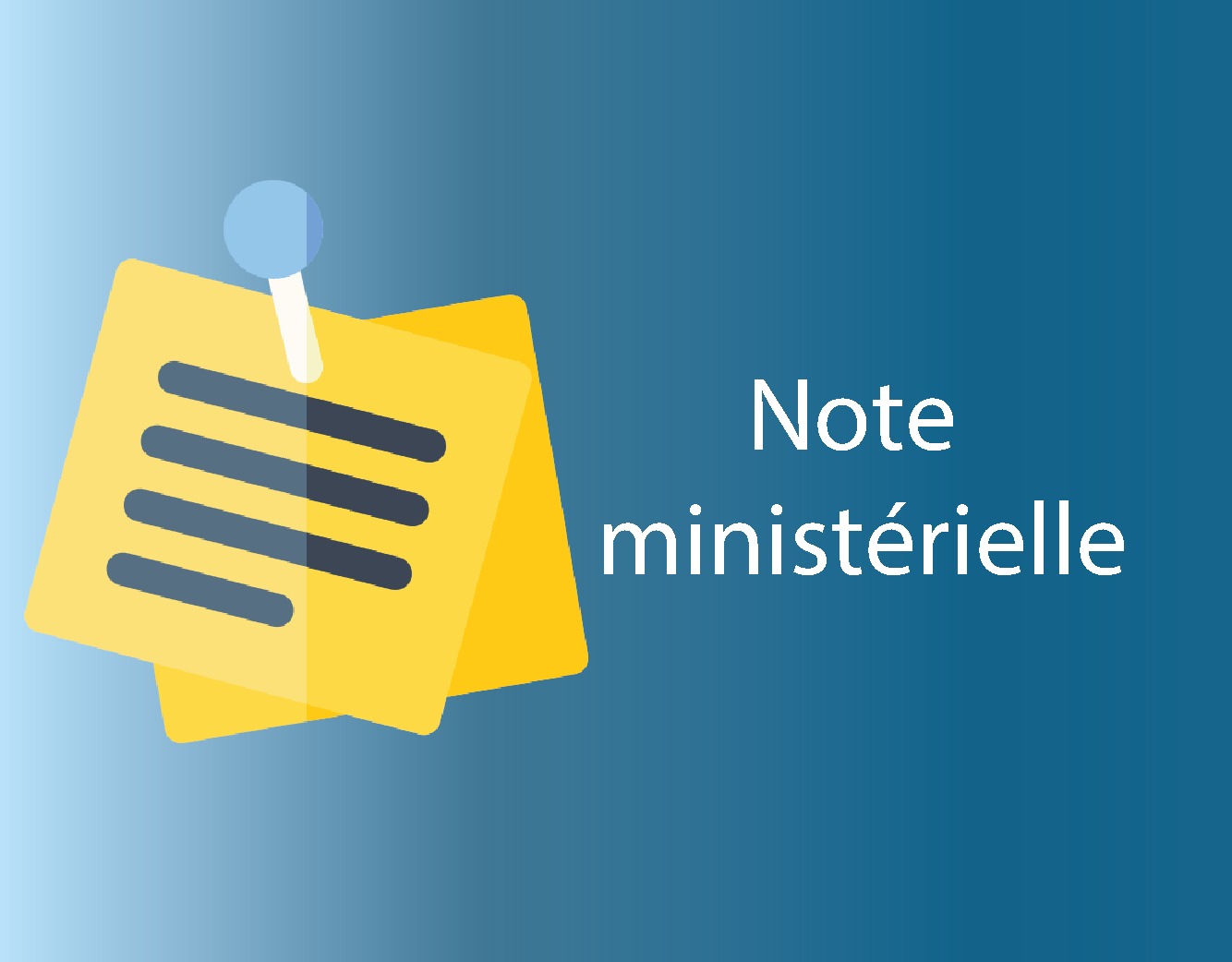 Note ministérielle