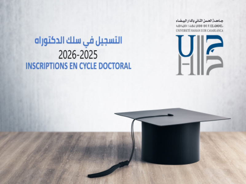 Calendrier universitaire pour l'inscription au cycle de Doctorat 2025-2026