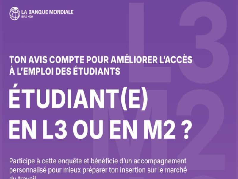 L’Université Hassan II de Casablanca et la Banque Mondiale lancent « Opération Najah »